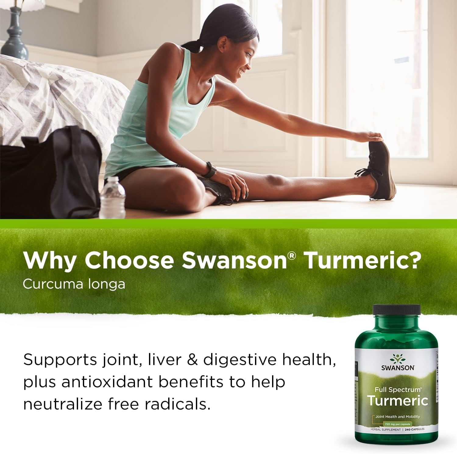 Turmeric Curcumin Supplement for Joint, Digestion, Heart, and Liver Health - Memory Support Formula - 240 Capsules