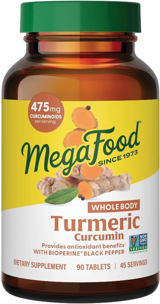 Turmeric Curcumin Supplement with Black Pepper & Vitamin C - 475mg Curcuminoids - Antioxidant & Immune Support - Vegan - 90 Tablets