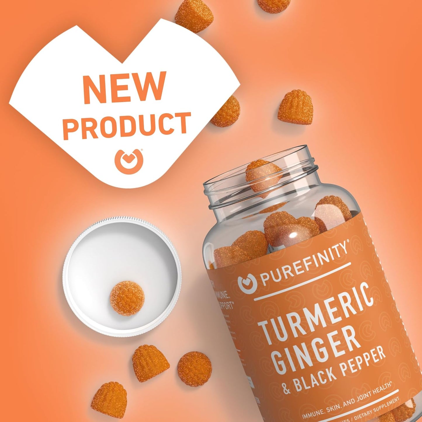 Turmeric Ginger and Super Greens Gummies Bundle - PUREFINITY Vegan Supplements