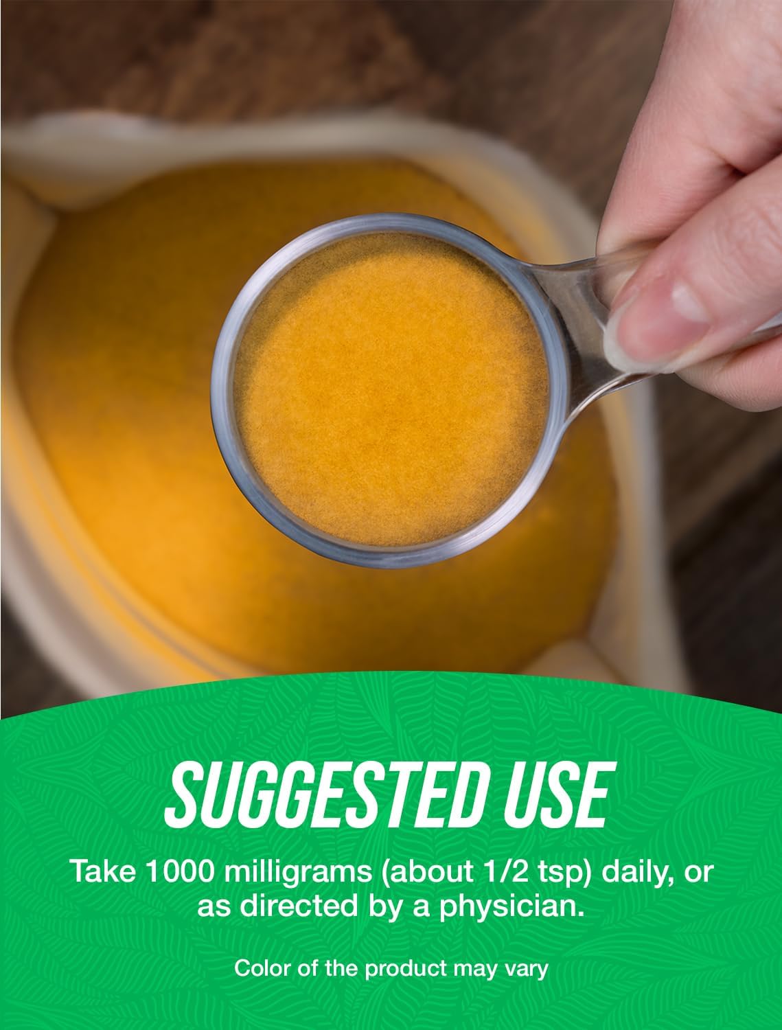 Turmeric Root Extract Powder - 1000mg Curcumin Supplements, Gluten Free, 50g (1.8 oz) - BulkSupplements.com