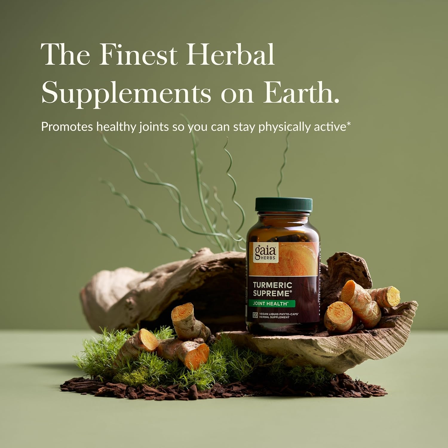 Turmeric Supreme Joint Health Supplement with Quercetin, Boswellia, Ginger Root, Black Pepper - 120 Liquid Capsules