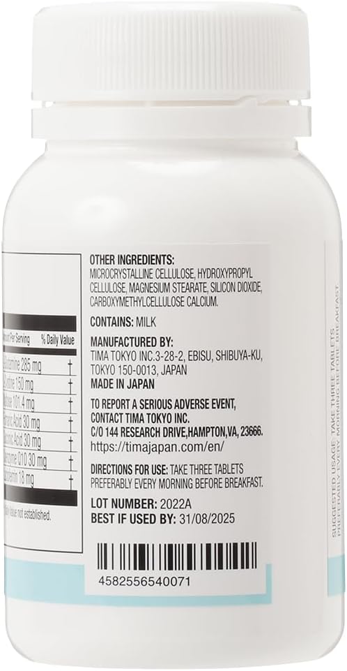 TWENDEE MTCONTROL | Japanese Antioxidant & Mitochondrial Supplement for Stress Reduction | Promotes Hair, Skin, and Health | 100 Tablets (30 Servings)