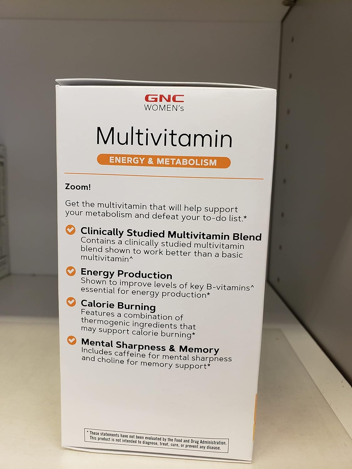 Twin Pack GNC Women's Multivitamin for Energy and Metabolism Boost