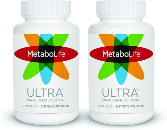 Twinlab MetaboLife Ultra Hunger Control Dietary Supplement 800mg 90 Caplets - Men & Women Weight Loss Support