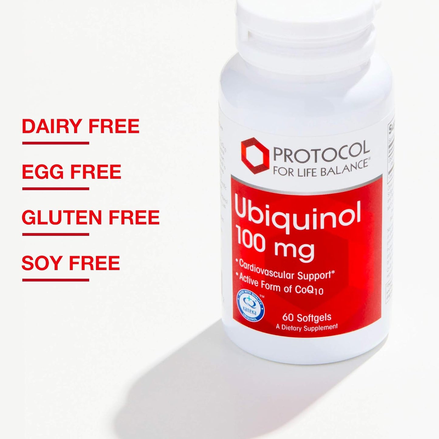 Ubiquinol 100mg Softgels for Cardiovascular Support, Energy Production, Heart Health - 60 Count