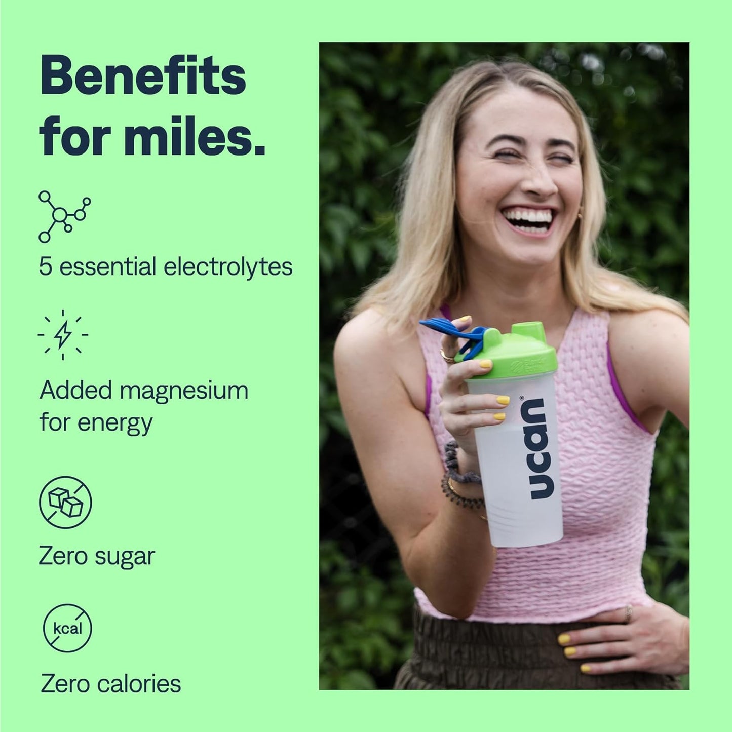 UCAN Hydrate Watermelon Electrolyte Drink Mix - 12 Stickpacks, Sugar-Free, Keto, Vegan, Non-GMO, Gluten-Free - Potassium & Magnesium for Runners