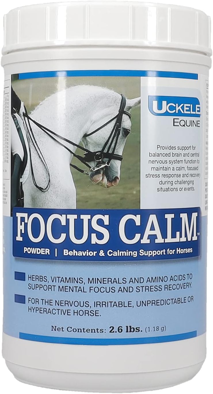Uckele Focus Calm Equine Vitamin Mineral Supplement 2.6 lb - Horse Calm & Behavior Support