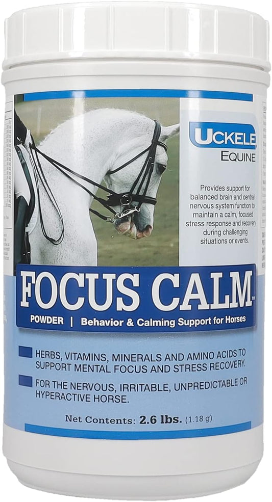 Uckele Focus Calm Equine Vitamin Mineral Supplement 2.6 lb - Horse Calm & Behavior Support