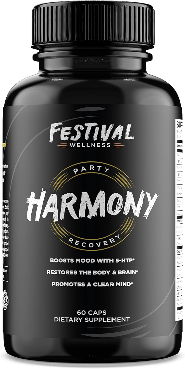 Ultimate Festival Wellness Bundle: 5-HTP, Antioxidants, Rave Vitamins, and More for Festival, Rave, and Party Recovery