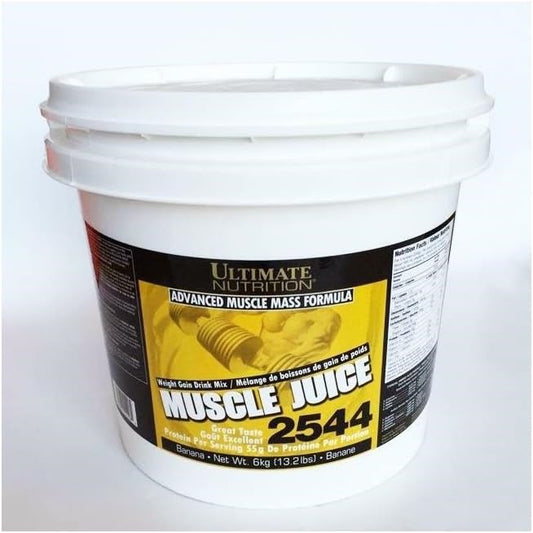 Ultimate Nutrition Muscle Juice 2544 Banana Flavor Weight Gain Drink Mix with Whey Protein Blend, 13.2 Pounds