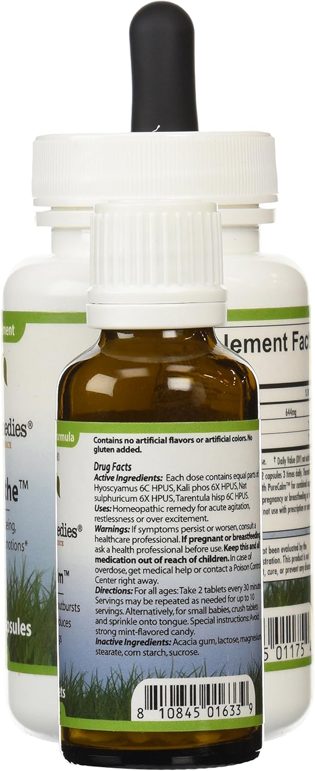 Ultimate Stress Relief Bundle: Native Remedies MoodCalm, MindSoothe, PureCalm - 0.5 Units Each