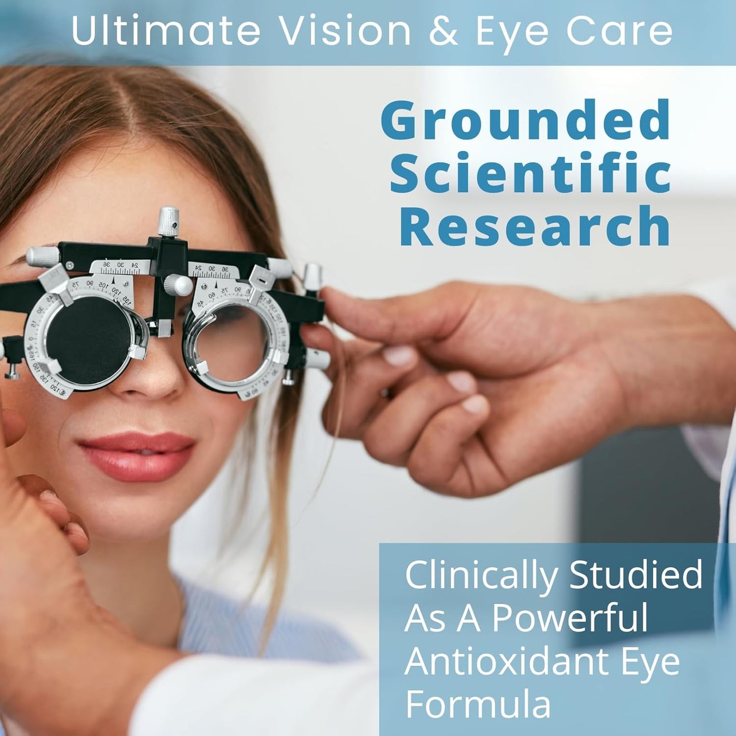 Ultimate Vision Care Supplement with Areds 2 Formula - 60ct - Lutein, Zinc, Vitamin A, Bilberry, Turmeric