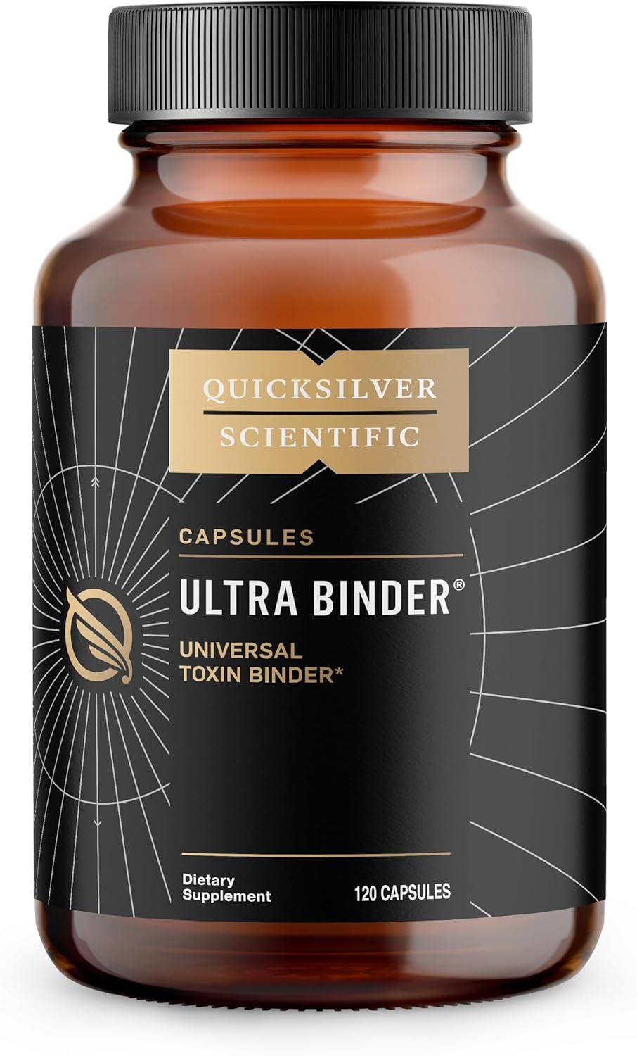 Ultra Binder: Bentonite Clay, Zeolite & Charcoal Detox Supplement - Supports Gut Health & Toxin Removal - 120 Capsules