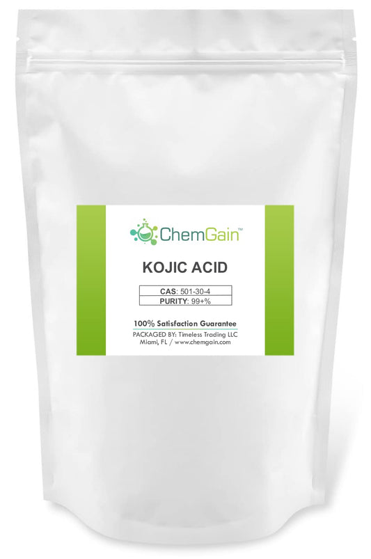 Ultra Pure Kojic Acid Powder - 250g (8.8oz) Bulk Pack - High Quality - CAS 501-30-4