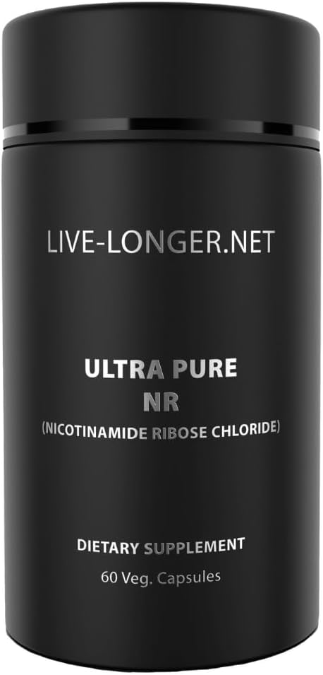 Ultra Pure NR (Nicotinamide Riboside) Capsules - 350mg | Anti-Aging NAD Booster | Boosts Cellular Energy, Repair, and Protection | Vegan, Gluten-Free, Non-GMO - 60 Capsules