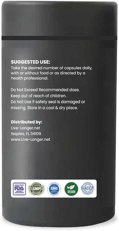 Ultra Pure NR (Nicotinamide Riboside) Capsules - 350mg | Anti-Aging NAD Booster | Boosts Cellular Energy, Repair, and Protection | Vegan, Gluten-Free, Non-GMO - 60 Capsules