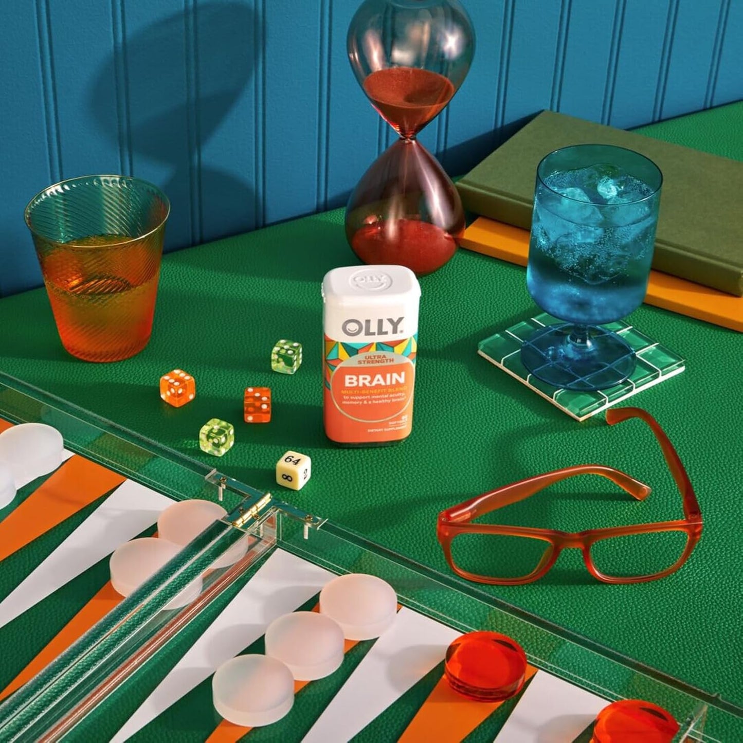 Ultra Strength Brain Softgels with Omega-3s, Vitamins B6 and B12 for Memory, Focus, and Concentration - 30 Day Supply, 60 Count