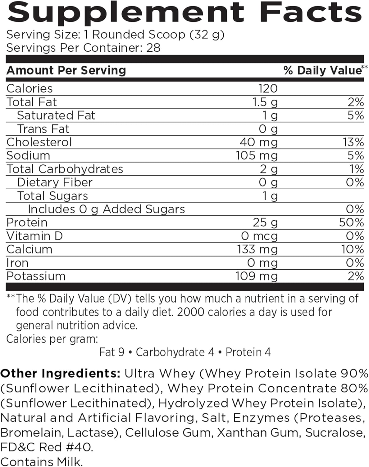 Ultra Whey Protein Powder for Lean Muscle Growth & Recovery - MRI Performance Formula with 25g Whey Isolate, Hydrolyzed, and Concentrate Protein