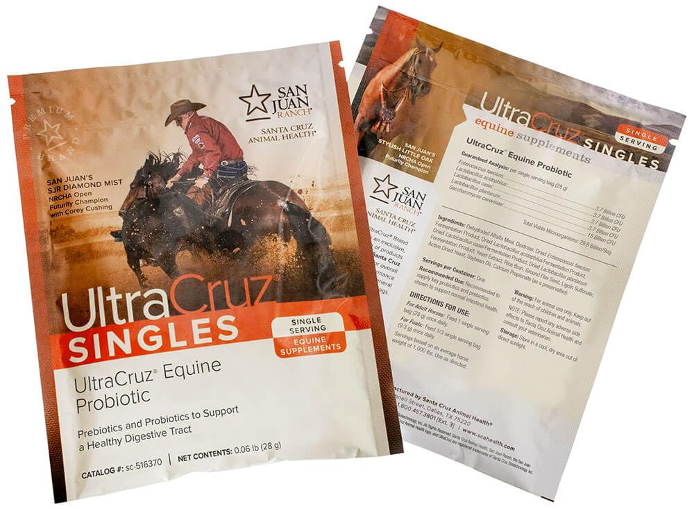 UltraCruz Equine Probiotic Pellets, 60 Day Supply - Horse Supplement