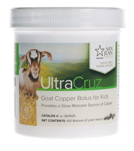 UltraCruz Goat Copper Bolus Supplement for Kid Goats - 100 Count x 2 Grams, sc-364925