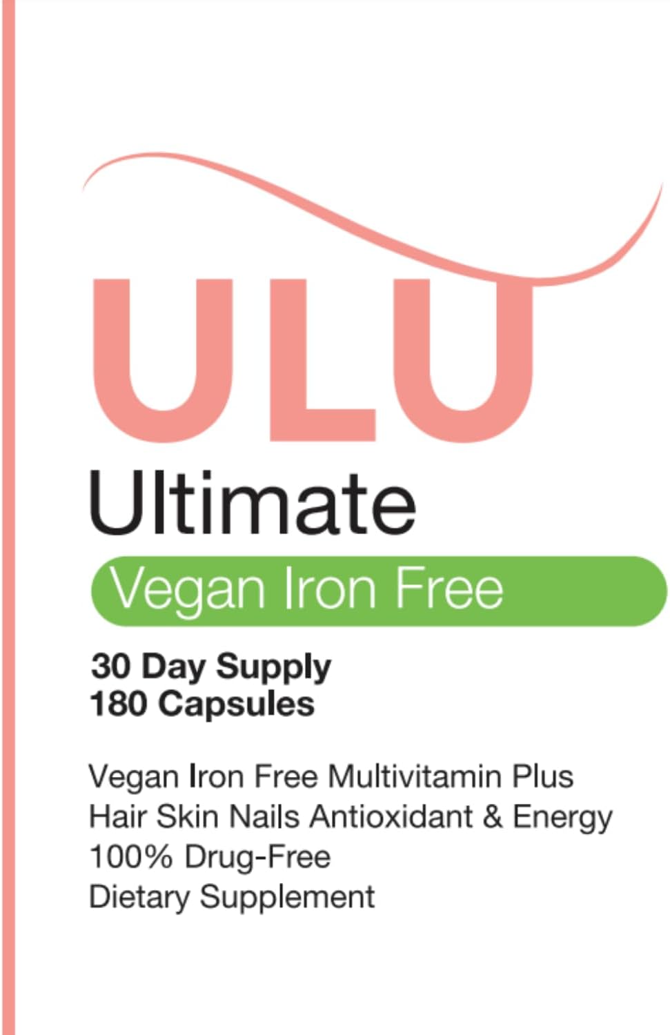 ULULIFE Ultimate Multivitamin Bundle: Vegan, Iron-Free Capsules for Stronger Hair, Skin, & Nails, Improved Antioxidant & Energy Levels, Better Sleep, Less Stress - 360 Capsules Total