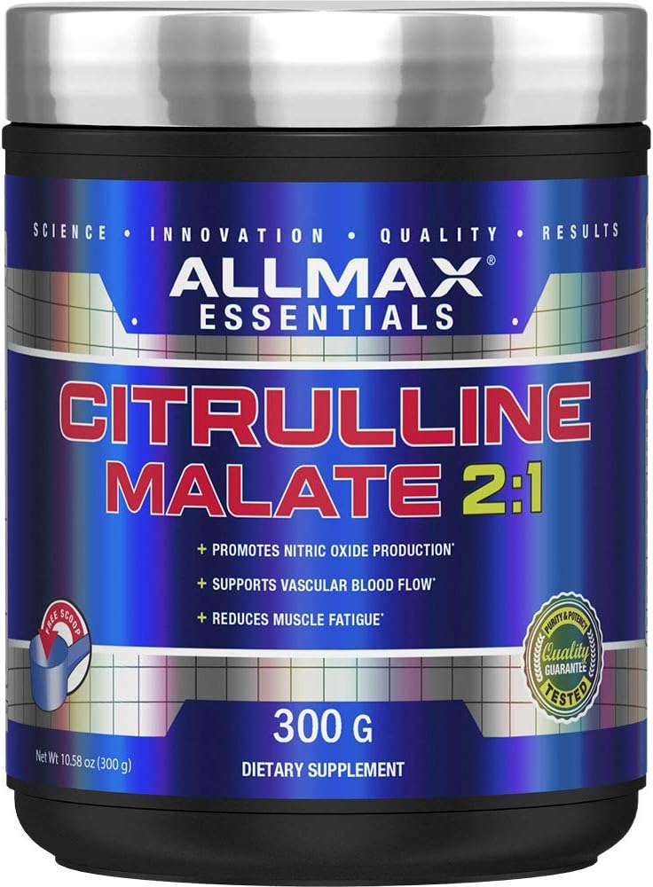 Unflavored ALLMAX Nutrition Citrulline Malate Powder - 300g Size