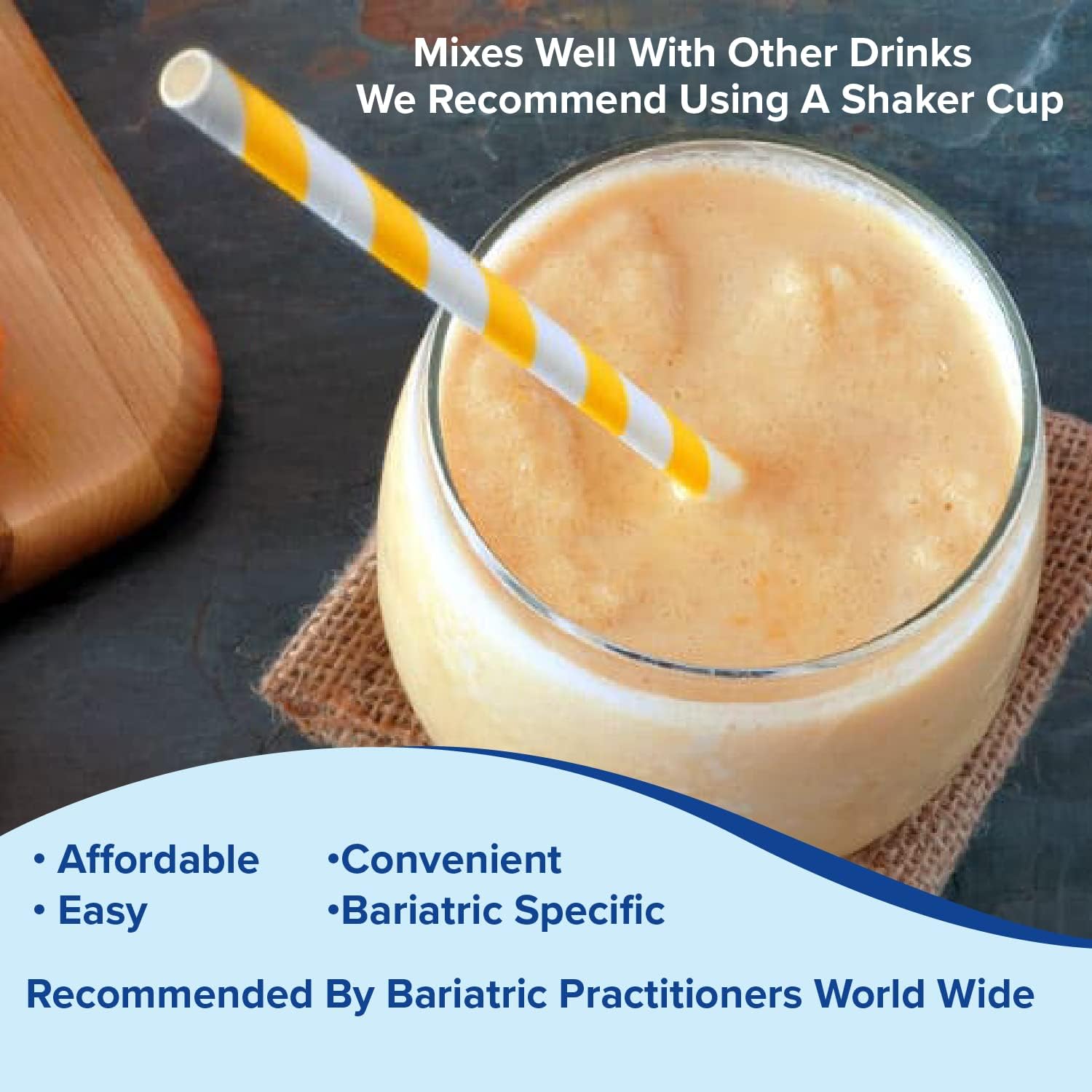 Unflavored Bariatric Fusion Meal Replacement Powder - 27g Protein, 21 Servings for Gastric Surgery Patients - Gluten-Free & Sugar-Free