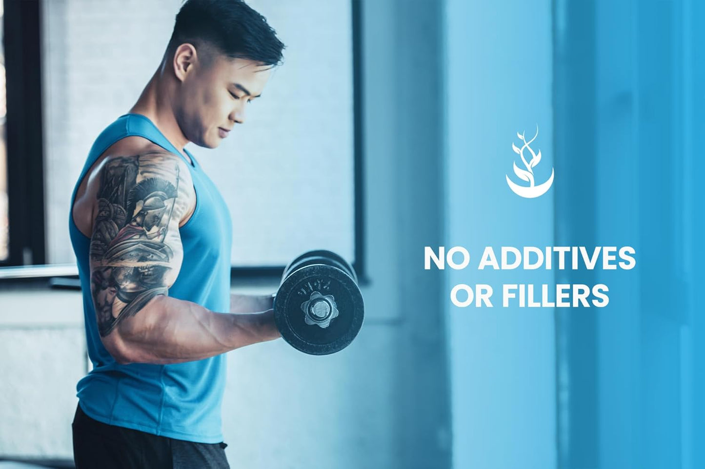 Unflavored BCAA Powder, 3 lbs, 2:1 Ratio, 907 Servings, Pure Ingredients, No Additives
