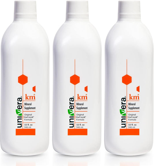 Univera KM Mineral Supplement with Karl Jurak Formula | Potassium & Vitamin-Rich | Balances pH | Aids Digestion & Nutrient Uptake | Natural Phytonutrients | 90-Day Supply