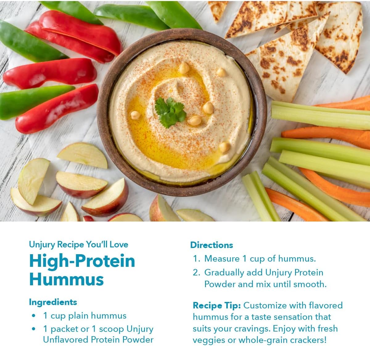 Unjury Unflavored Whey Protein Isolate Powder - 21g Protein | Low Carb, Sugar Free, Gluten-Free | Kosher Certified - 15 Servings