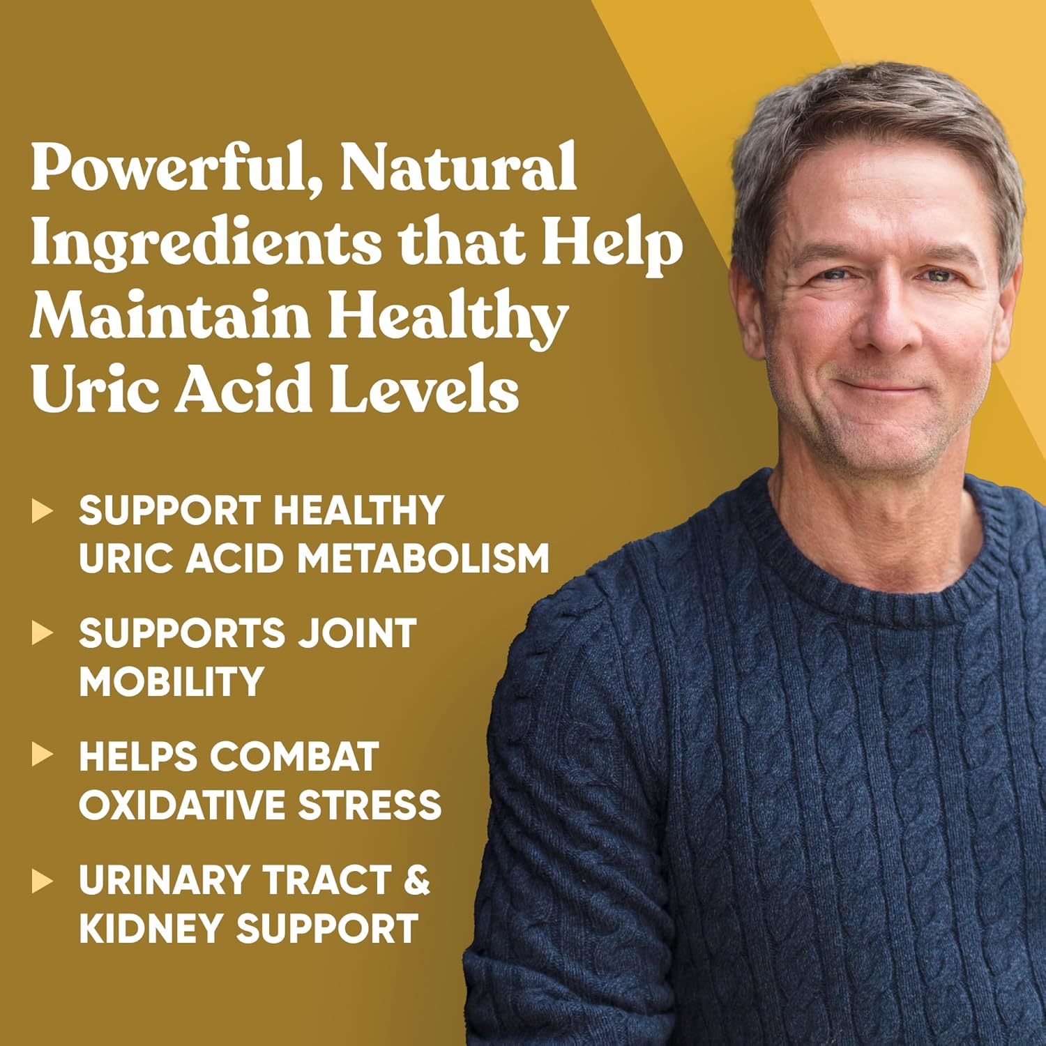 Uric Acid Flush Capsules with Celery Seed Extract & Tart Cherry for Joint Support & Mobility - 120 Soft Vegan Capsules