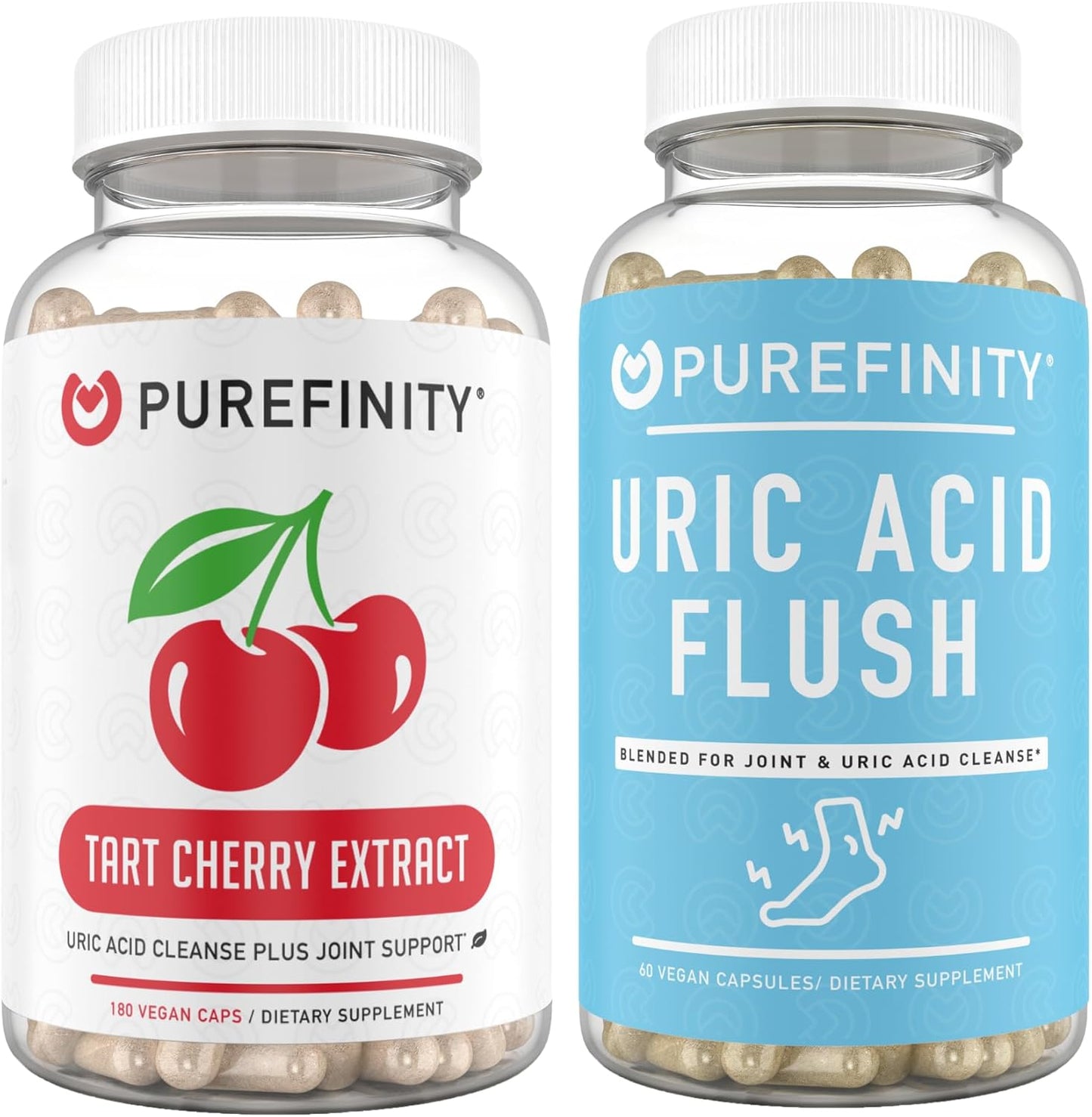 Uric Acid Flush & Cleanse Capsules with Tart Cherry Extract for Joint Health