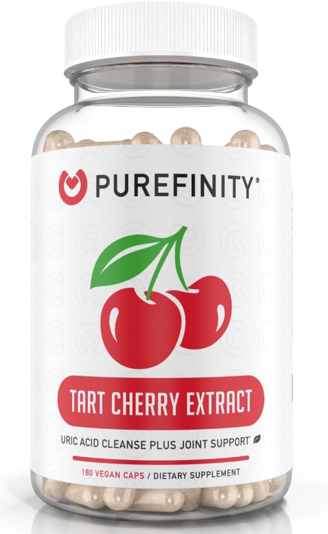 Uric Acid Flush & Cleanse Capsules with Tart Cherry Extract for Joint Health