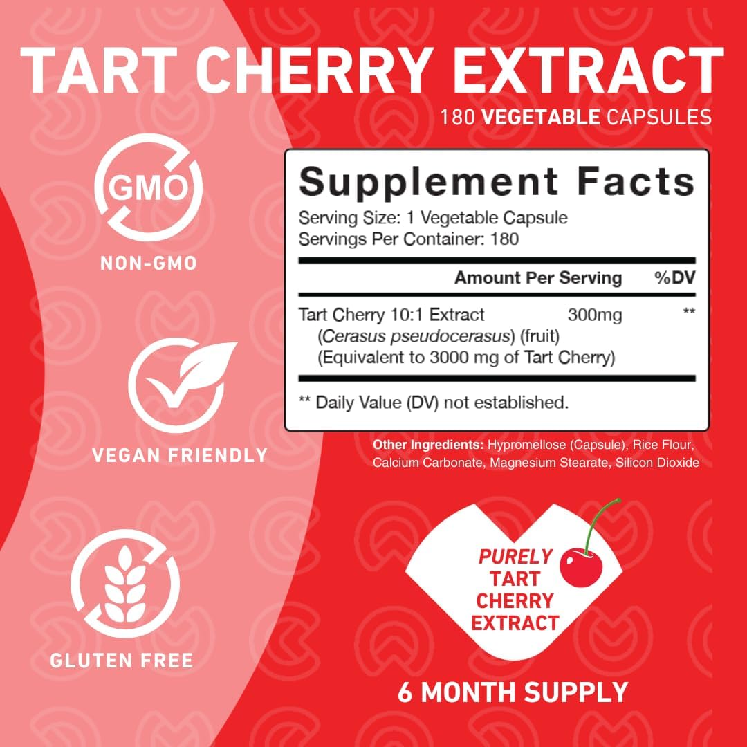 Uric Acid Flush & Cleanse Capsules with Tart Cherry Extract for Joint Health