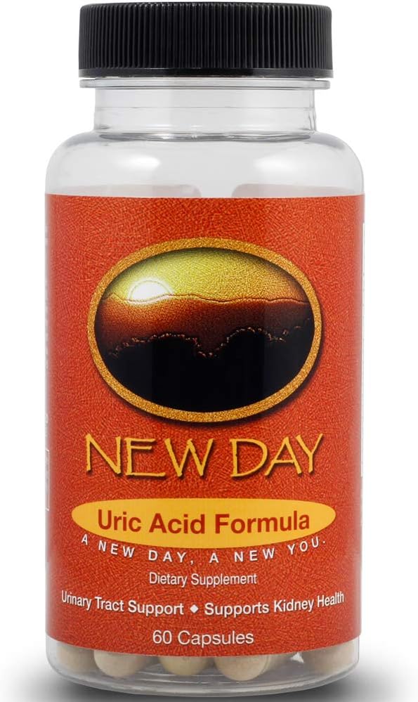 Uric Acid Support Capsules for Gout Relief & Kidney Health - 60 Count - Made in USA