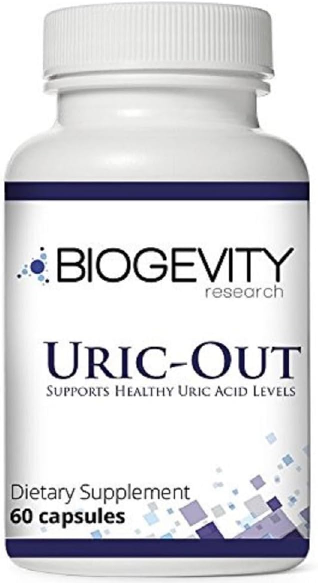Uric-Out Ultimate Uric Acid Support Supplement - Powerful Extracts for Uric Acid Cleanse - 60 Capsules
