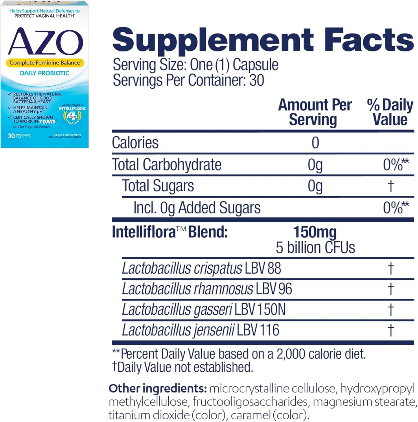 Urinary Tract Health Supplement with Cranberry PACRAN, 100 CT + Feminine Balance Probiotics, 30 Count