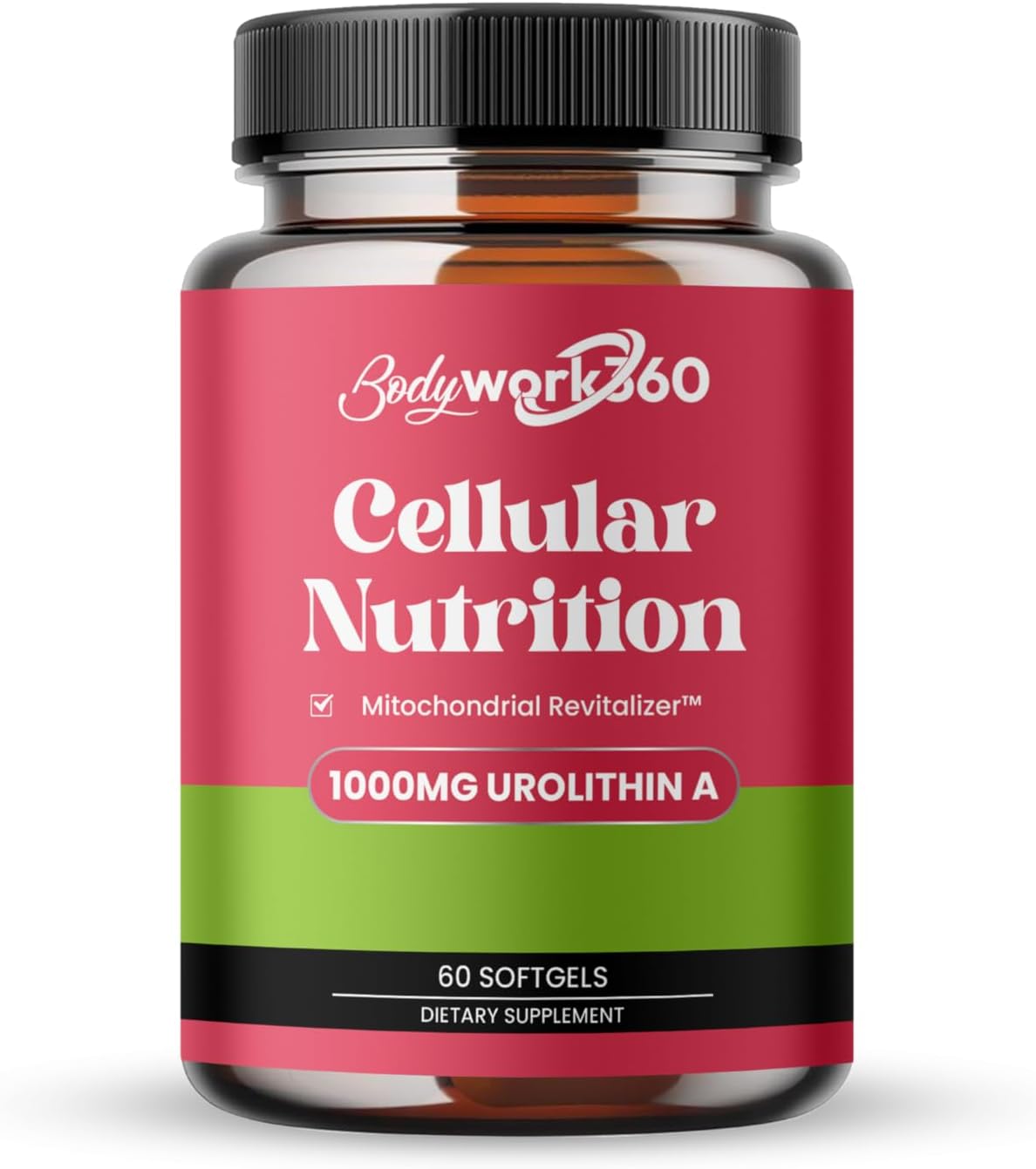 Urolithin A with Mitochondrial Revitalizer™ Softgels - Best Supplement for Healthy Aging, Muscle Repair, Metabolic Regulation - 60 Count