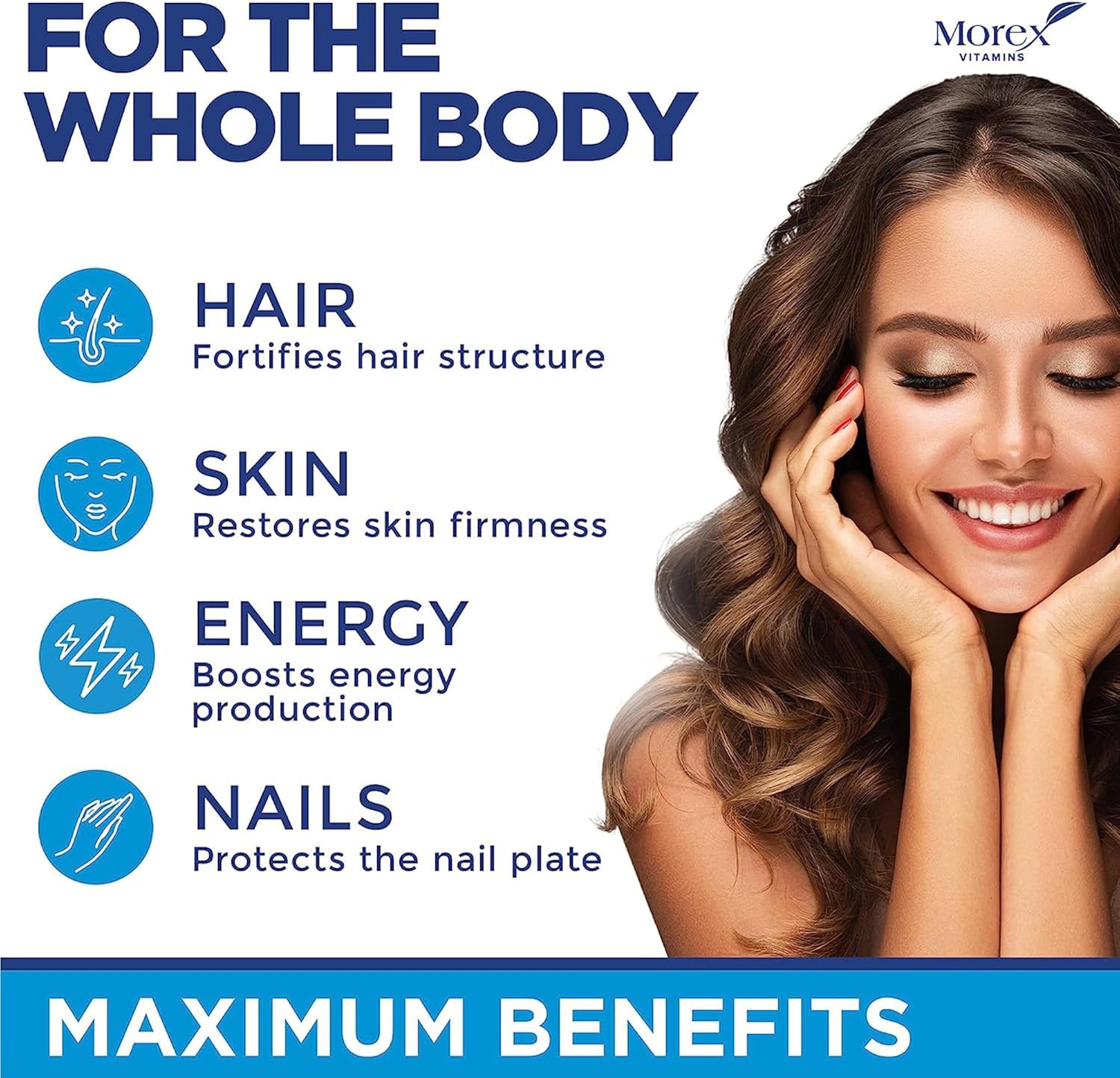 USA-Made Biotin Keratin & Collagen Capsules for Hair Growth - Natural Vitamins with Multi Peptides for Hair Loss, Skin & Nails