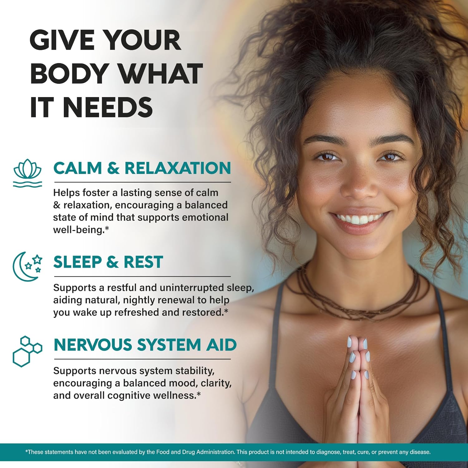 USA-Made NutraHarmony GABA L-Theanine Capsules for Calm, Sleep, and Mood - 900mg GABA, 750mg L-Theanine, Magnesium, Vitamin B6 - Non-Habit Forming, Vegan - 240 Capsules