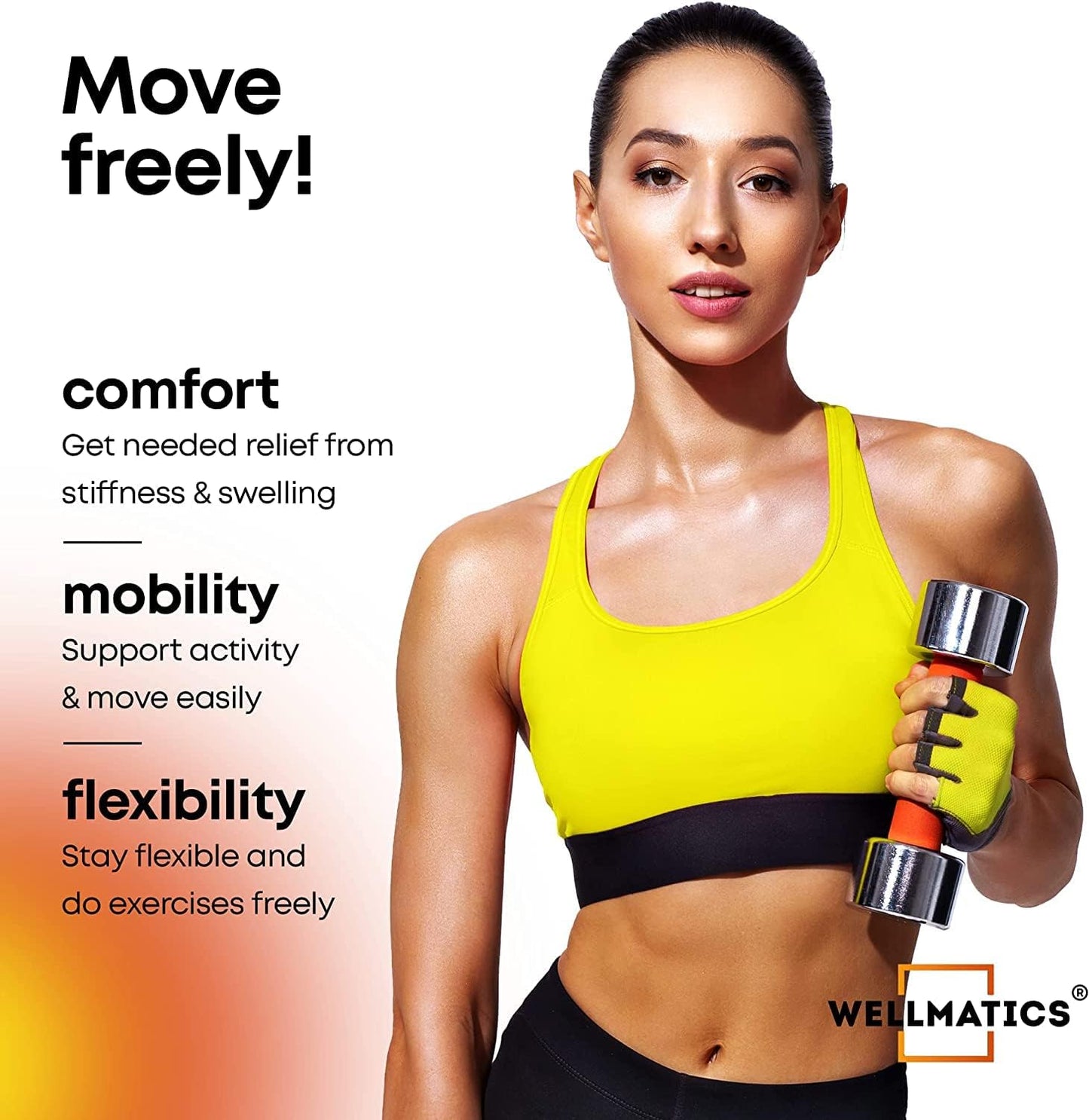 USA-Made Wellmatics Glucosamine Chondroitin MSM Capsules for Joint Support - FSA/HSA Eligible - 120 Capsules for Back, Knees, Hands