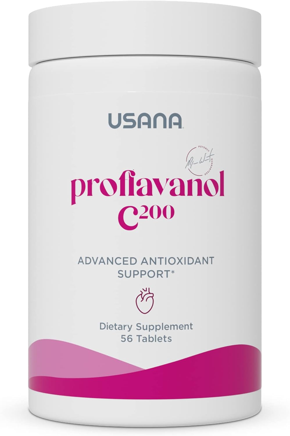 USANA Proflavanol C200: Heart Health Antioxidant with Bioflavanoids & Vitamin C - 56 Tablets - 28 Day Supply