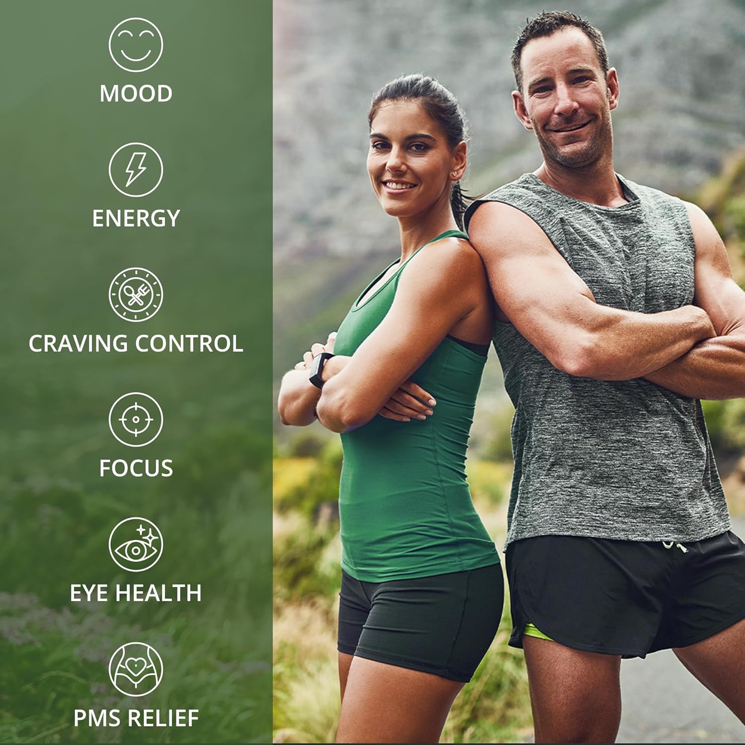 USDA Organic Saffron Extract Capsules with Prebiotic Fiber - Pure Mood & Brain Support for Women, Men, Kids - Peak Performance Supplement