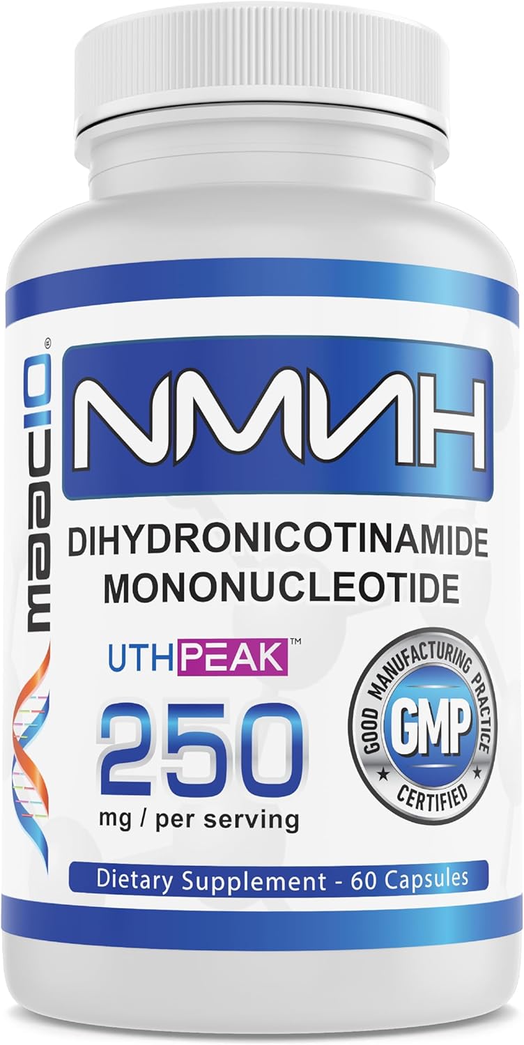 Uthpeak™ NMNH Supplement 250mg | Dihydronicotinamide Mononucleotide Alternative | Enhanced Stability | 30-Day Supply