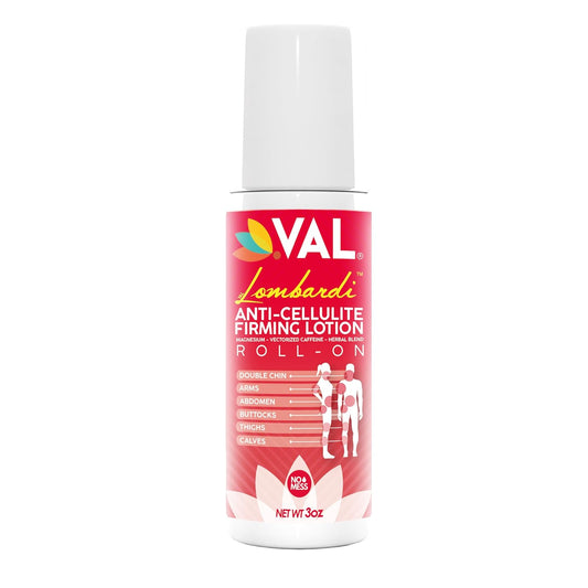 VAL Lombardi Cellulite Firming Roll-On with Magnesium for Smooth Skin
