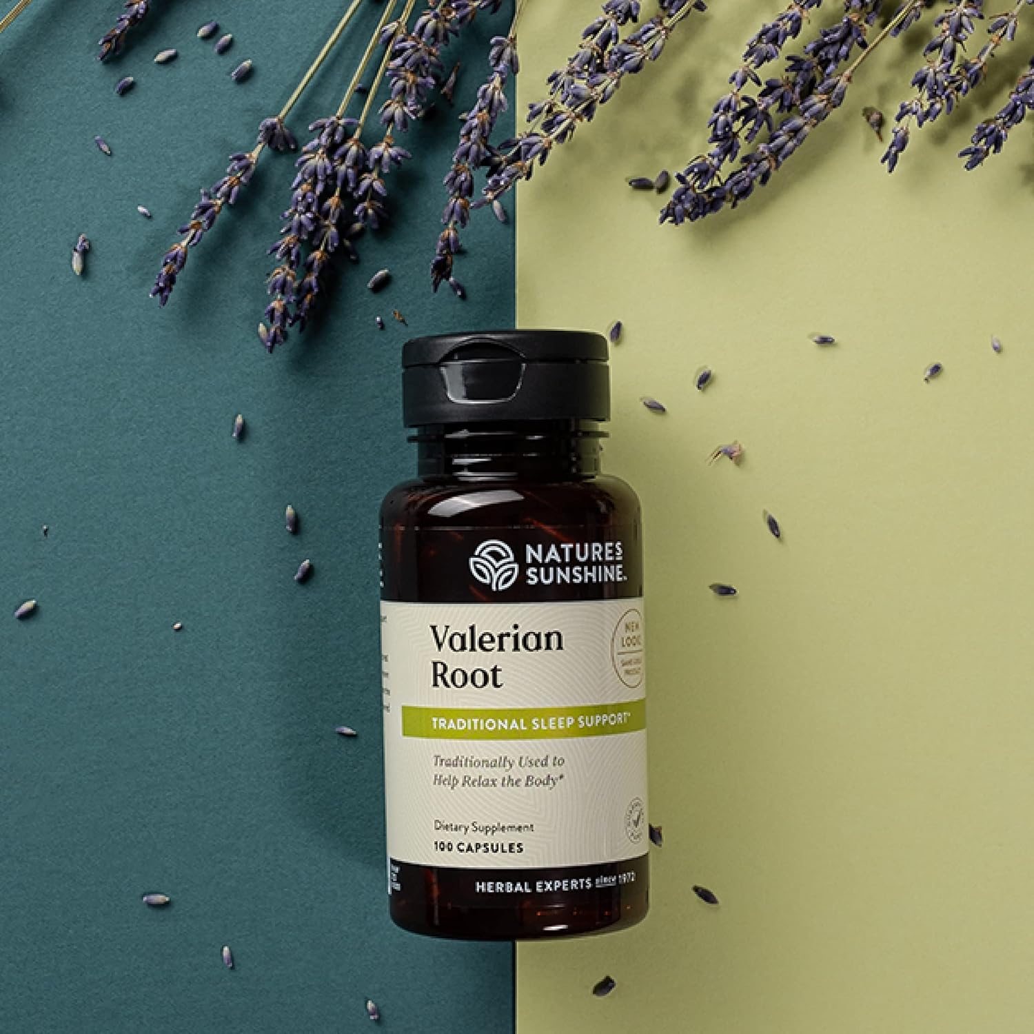 Valerian Root Capsules - Herbal Supplement for Relaxation, Sleep Support, Nervous System Aid - 100 Count