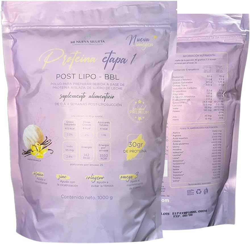 Vanila Lipotransfer Protein Powder for Stage 1 Silhouette Transformation