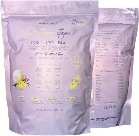 Vanila Lipotransfer Protein Powder for Stage 1 Silhouette Transformation