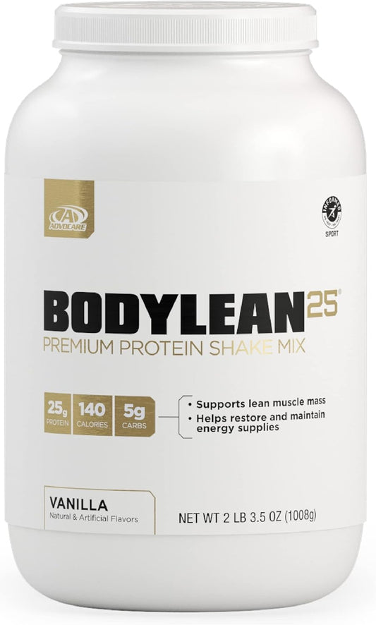 Vanilla AdvoCare BodyLean25 Protein Powder with Whey Isolate - Supports Muscle Building & Lean Body - Energy Boost* - 4.5 oz