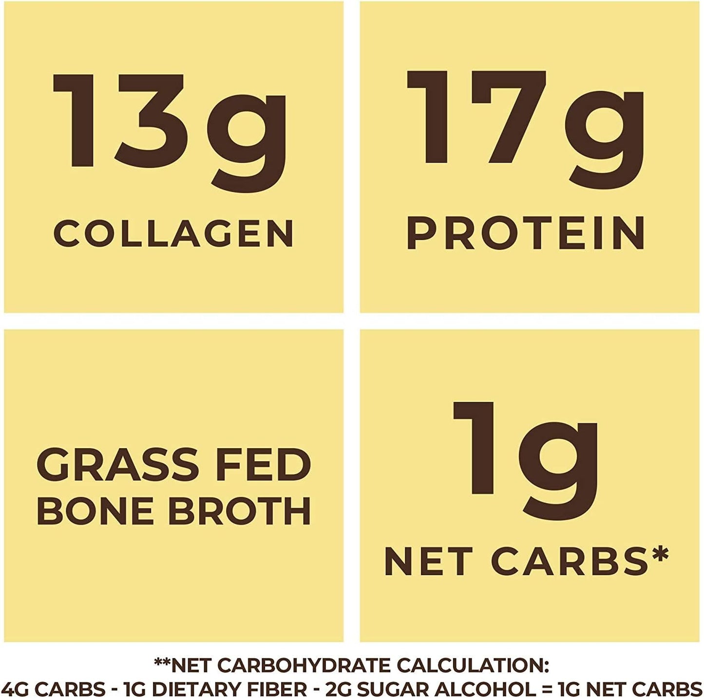 Vanilla Bone Broth & Multi Collagen Powder for Joint, Hair, Skin, Nails Support by Left Coast Performance